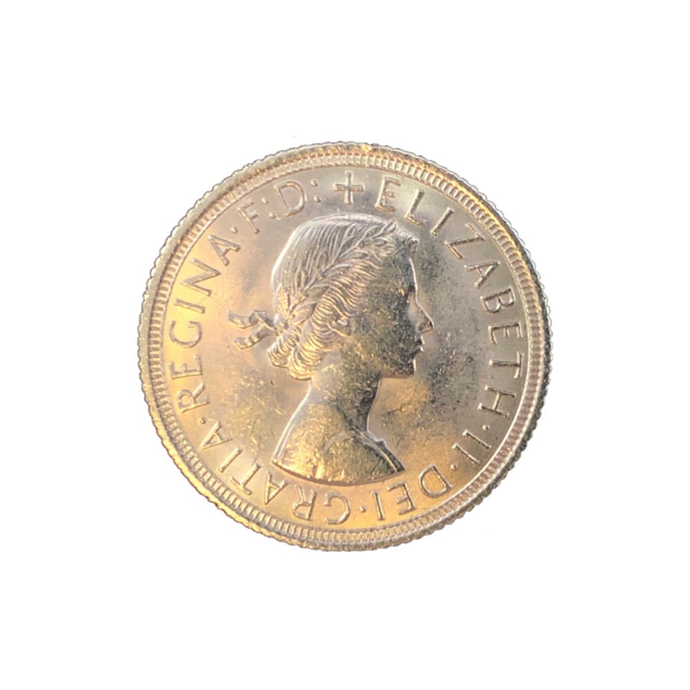 Libra ELIZABETH II (Antiga) 1962 frente Libra ELIZABETH II (Antiga) 1962 frente