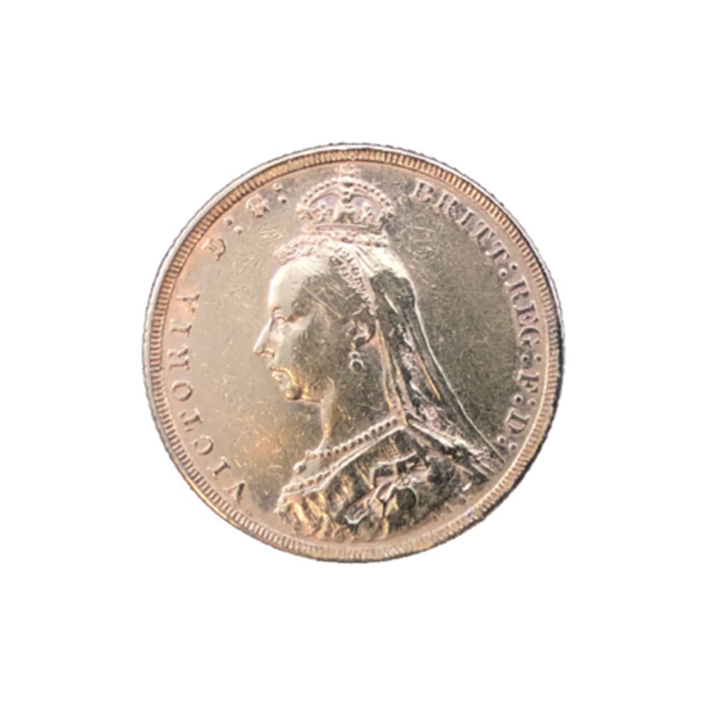 Libra VICTORIA – Diadema (casada) – 1889-frente Libra VICTORIA – Diadema (casada) – 1889-frente