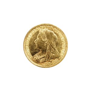 1/2 Libra VICTORIA - Coroa com Manto (Viúva)