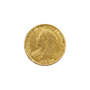 1/2 Libra VICTORIA - Coroa com Manto (Viúva)