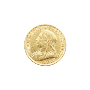1/2 Libra VICTORIA - Coroa com Manto (Viúva)